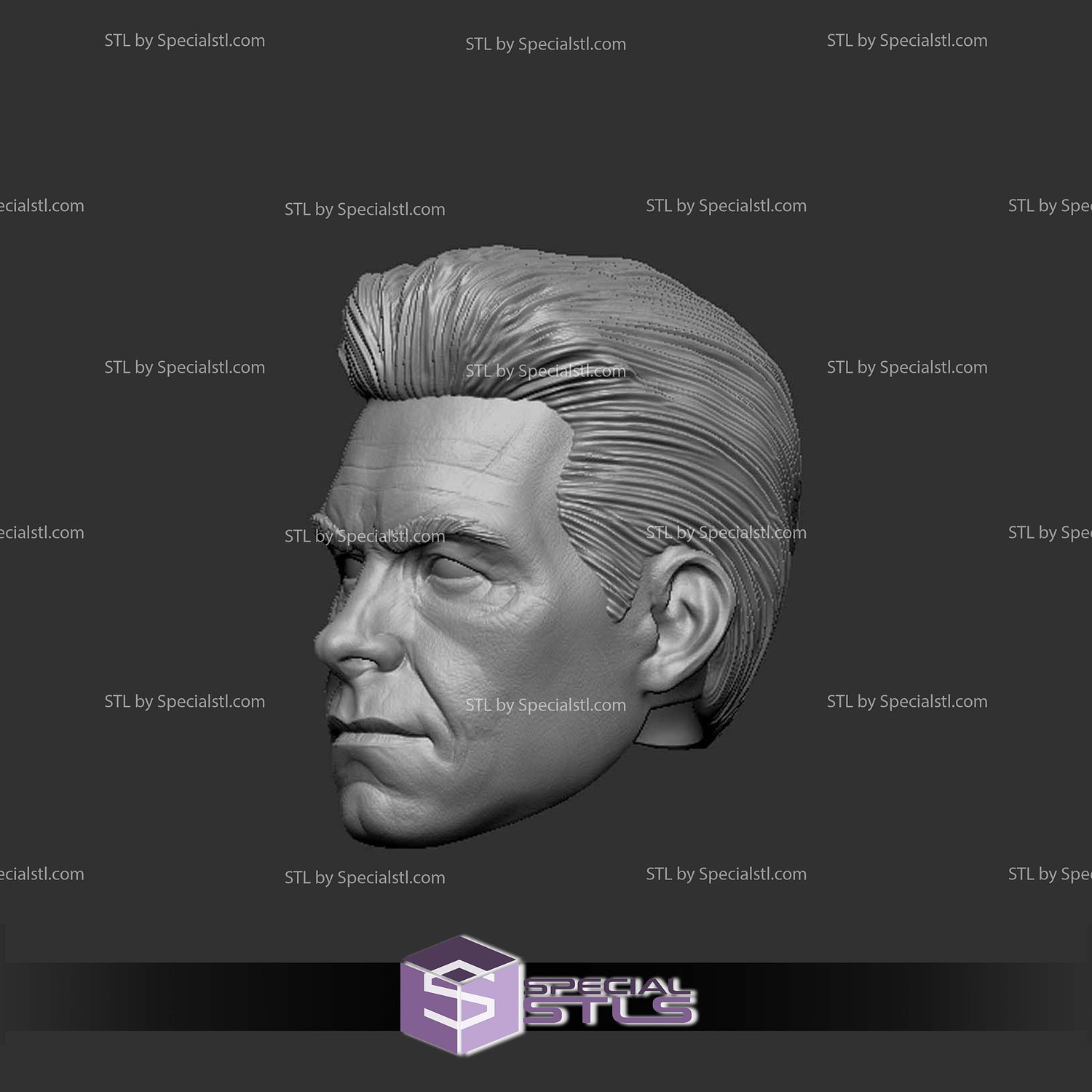 Custom Head STL Collection Homelander 3D Model — view 2