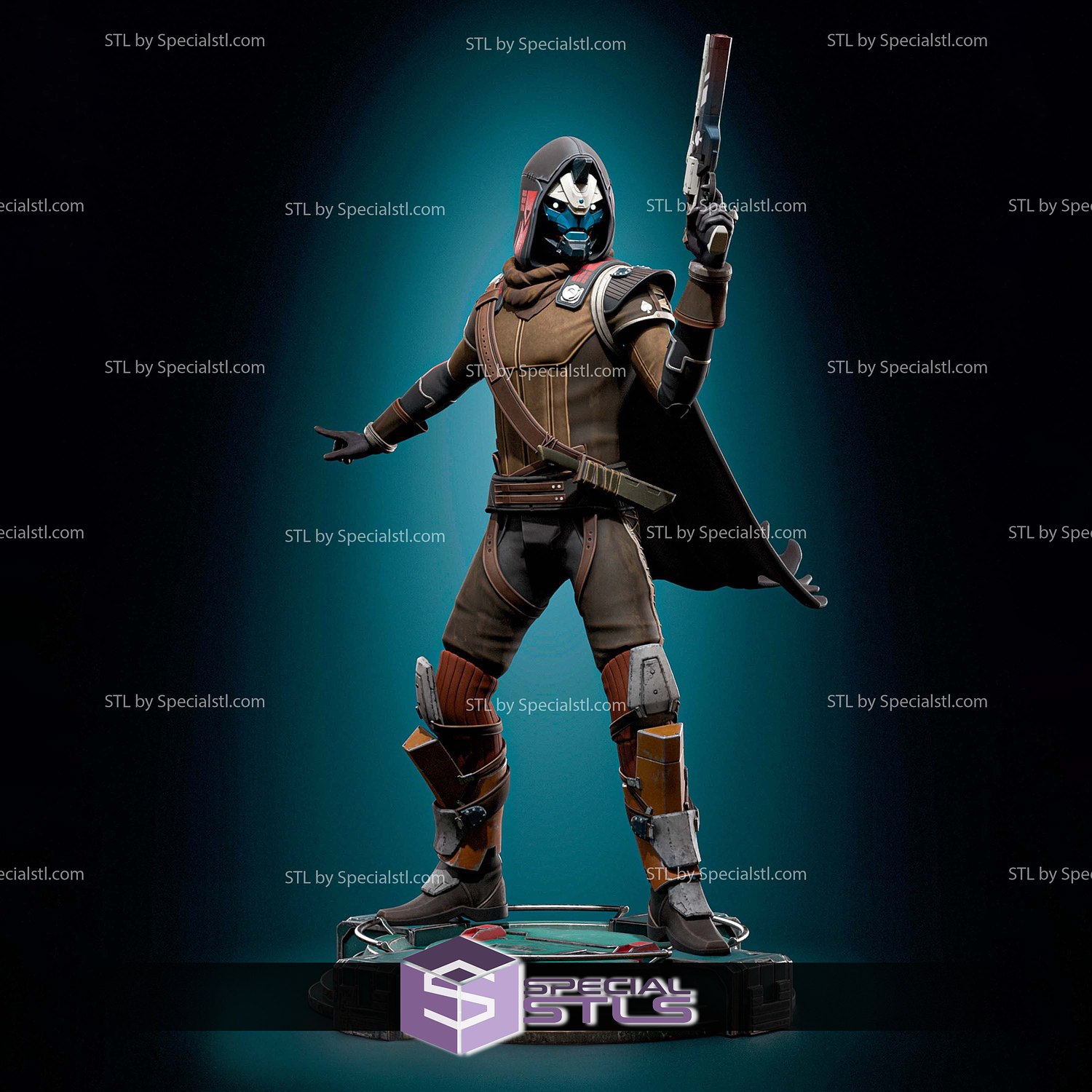 Cayde-6 Destiny 2 3D Printer Files STL Model — view 2