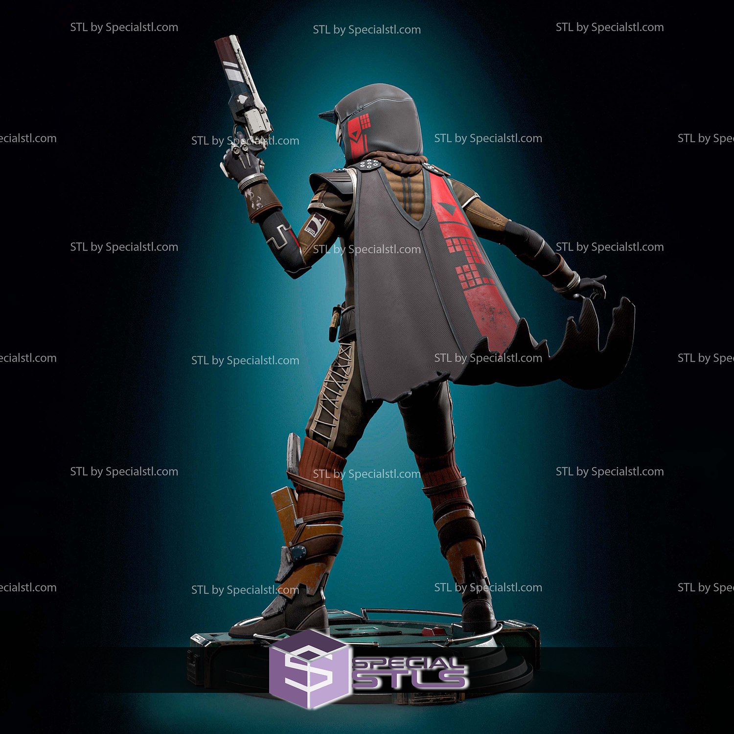 Cayde-6 Destiny 2 3D Printer Files STL Model — view 5