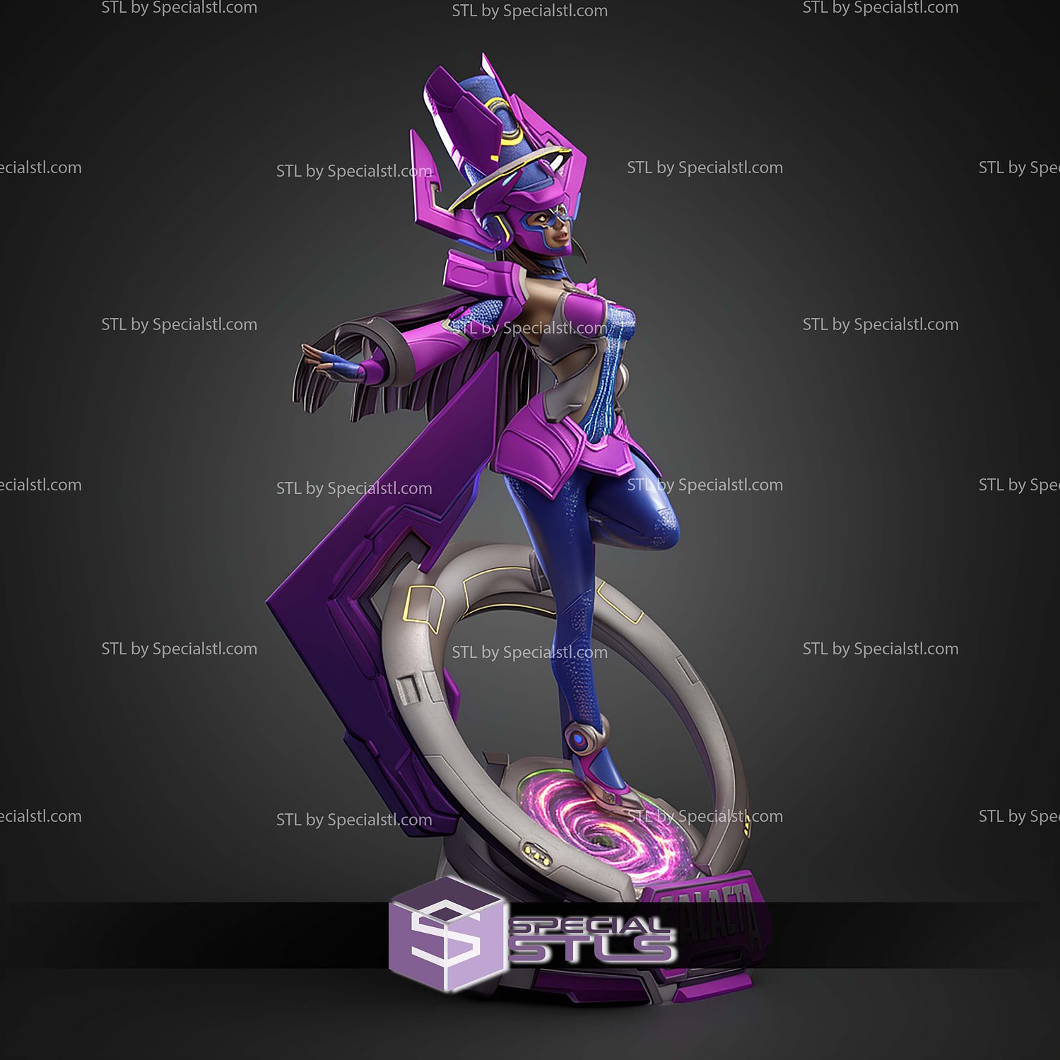 Devourer Daughter Galacta STL Files 3D Model — view 2
