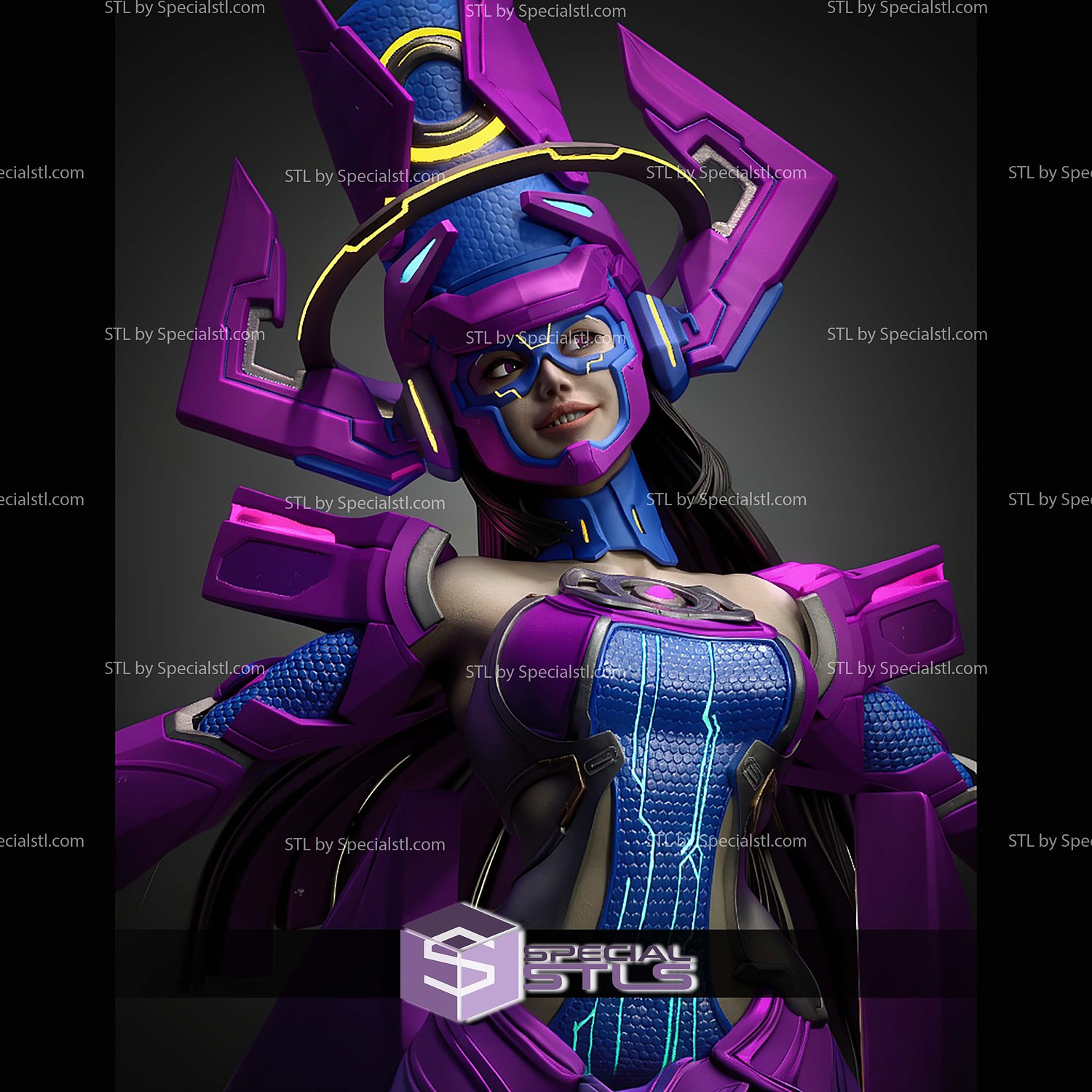 Devourer Daughter Galacta STL Files 3D Model — view 3