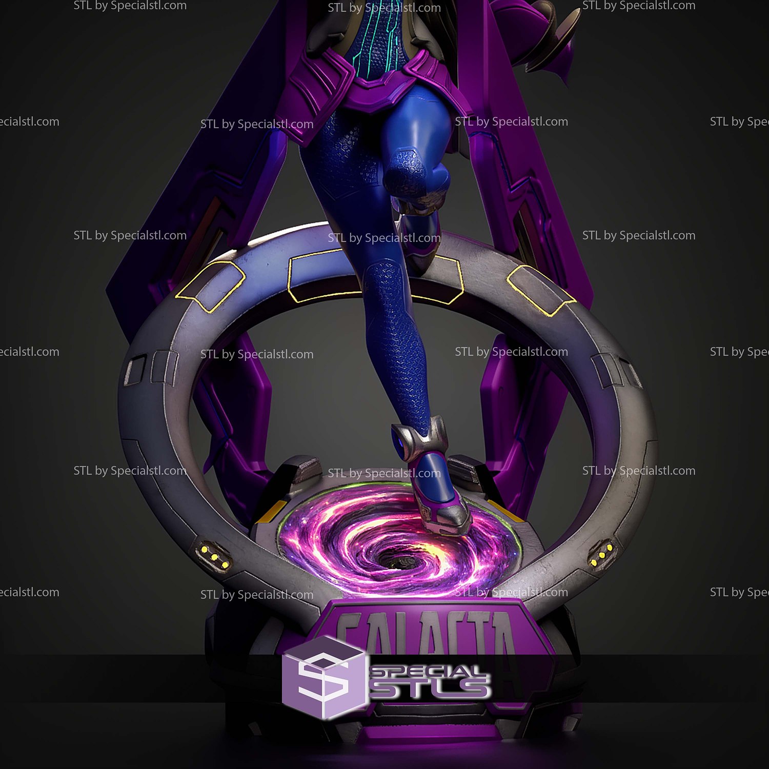 Devourer Daughter Galacta STL Files 3D Model — view 5