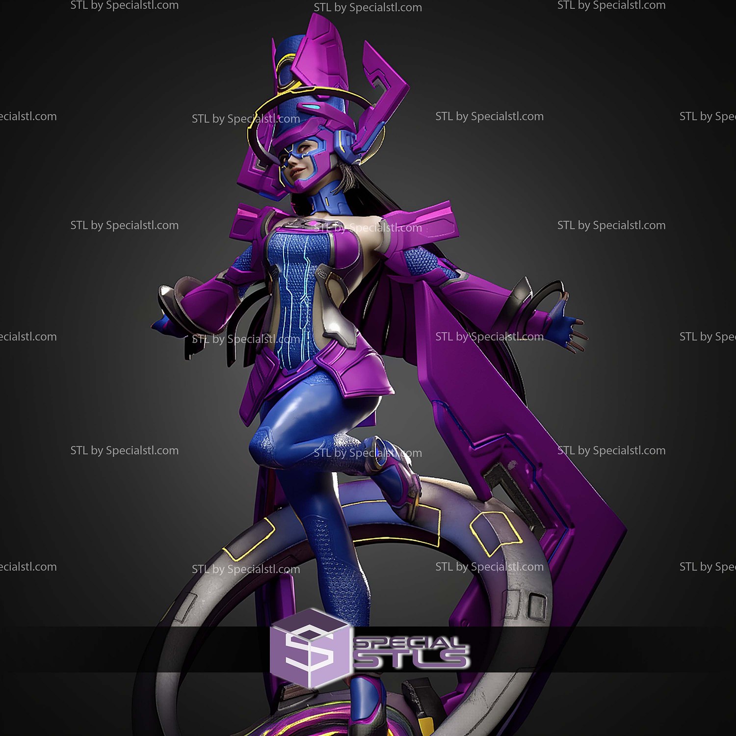 Devourer Daughter Galacta STL Files 3D Model — view 6