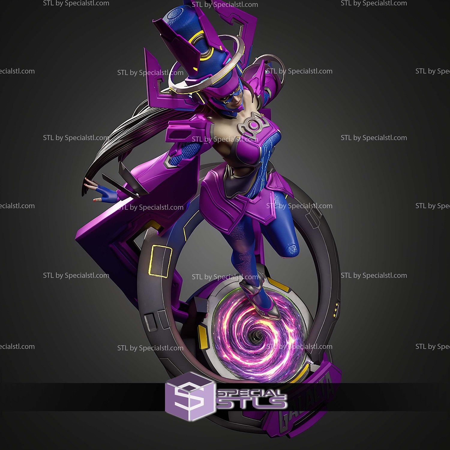 Devourer Daughter Galacta STL Files 3D Model — view 8