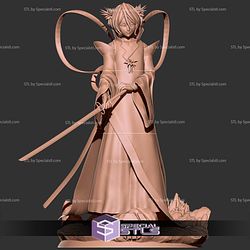 Rukia Bleach Bankai Digital Sculpture 3D STL Model