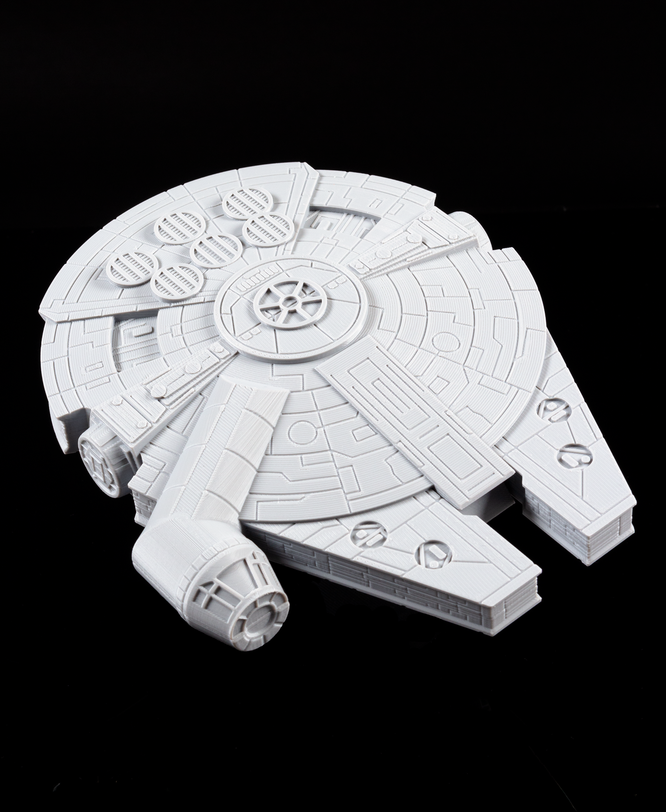 Millennium Falcon - Tiny Turbos - Star Wars - No Supports 3D STL Model