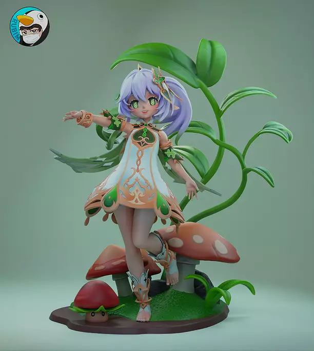 Genshin impact Nahida 3D STL Model