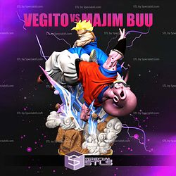 Superbuu vs Vegito 3D Printer Files STL Model