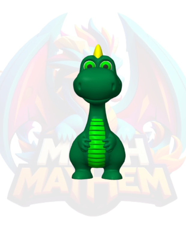 Free Friendly Dino Mesh Mayhem 3D 3MF Model