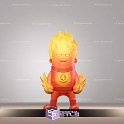 Mini Figure Collection - Johhny Storm 3D STL Model