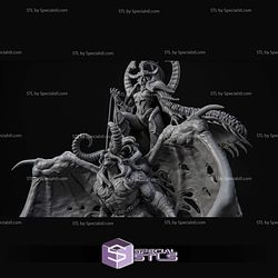 Illidan and Maiev Warcraft 3D Printer Files STL Model