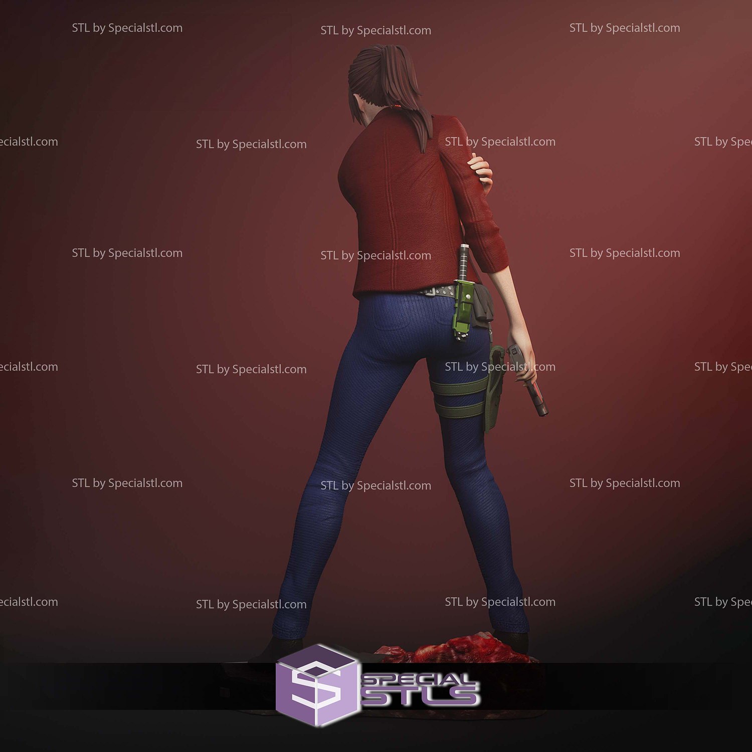 Claire Redfield Resident Evil Revelations 2 STL Files 3D Model — view 5