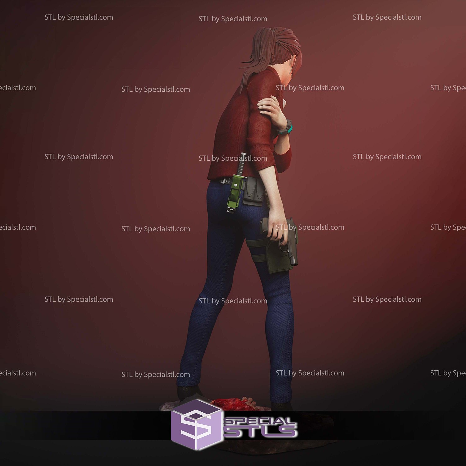 Claire Redfield Resident Evil Revelations 2 STL Files 3D Model — view 6