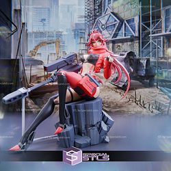 Red Hood Nikke and Sniper 3D Printer Files STL Model