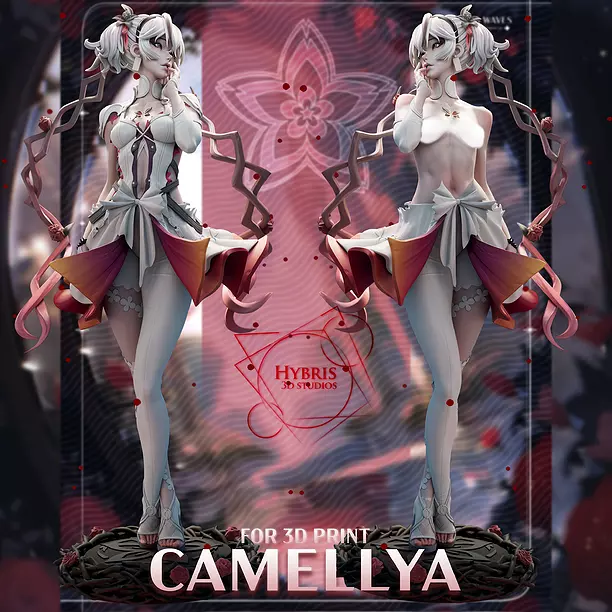 Camellya from Wuthering Waves Commercial Package 3D STL Model