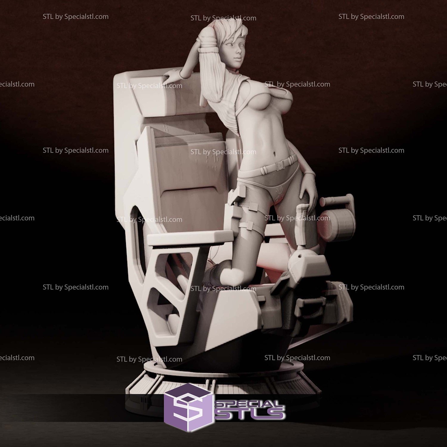 Natasha Mechwarrior 3D Printer Files STL Model — view 3