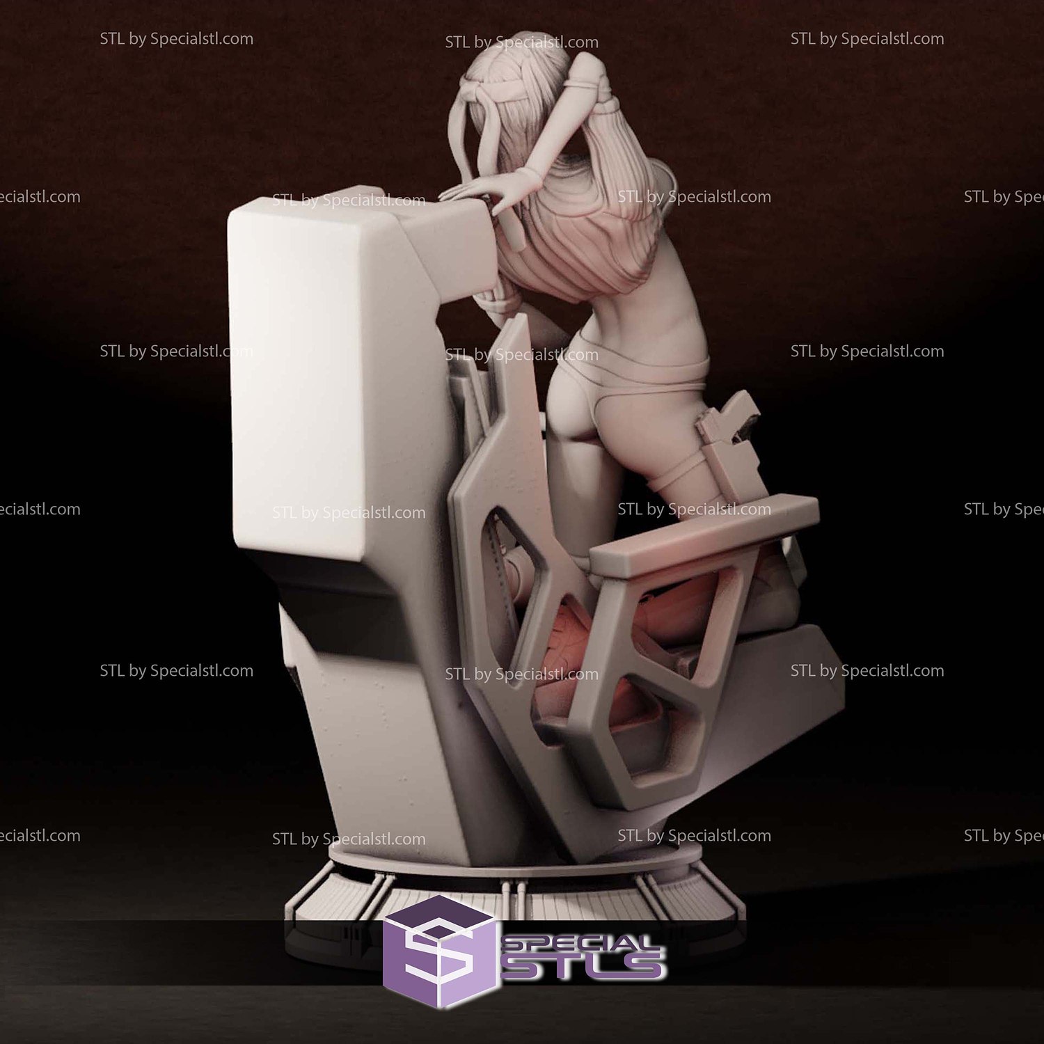 Natasha Mechwarrior 3D Printer Files STL Model — view 4