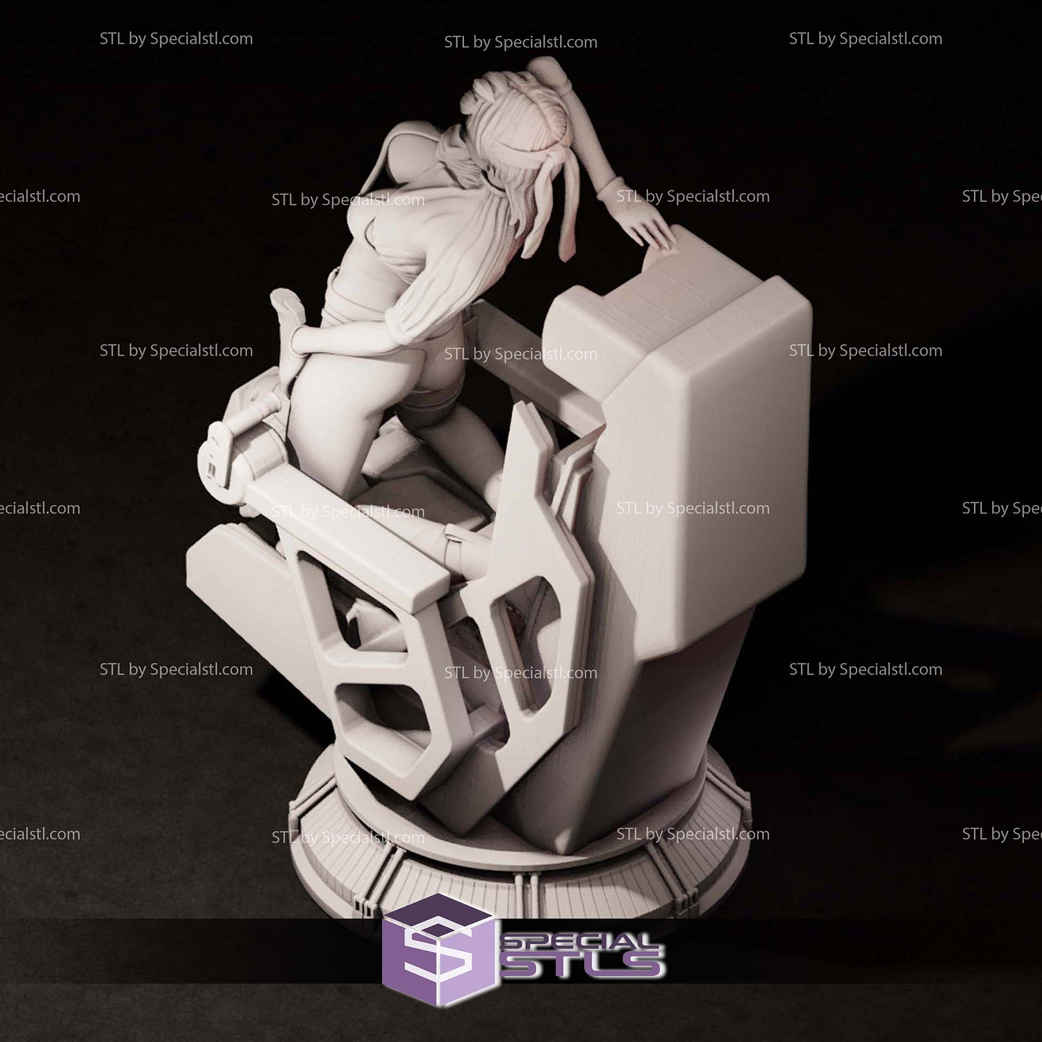 Natasha Mechwarrior 3D Printer Files STL Model — view 7