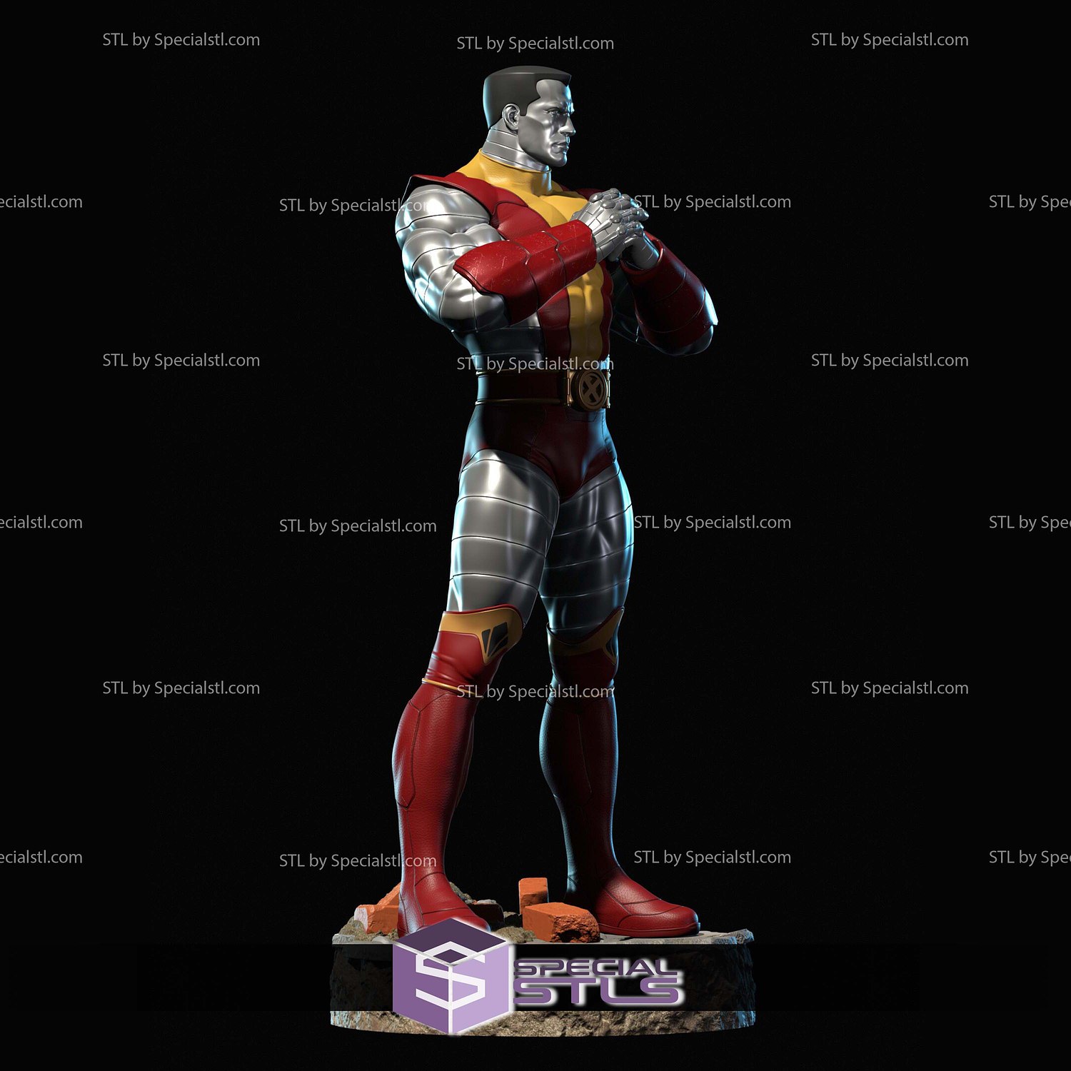 Colossus X Men 90S 3D Printer Files STL Model — view 5