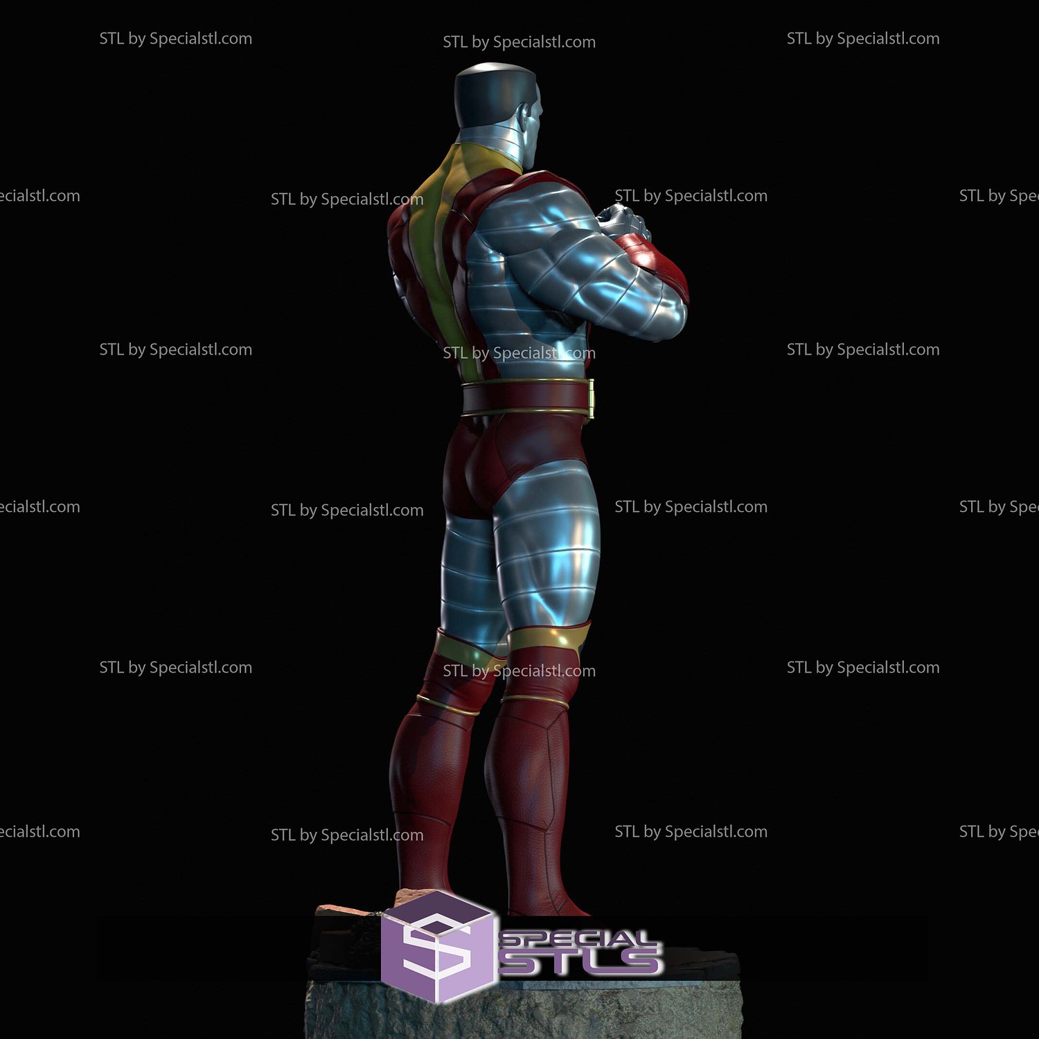 Colossus X Men 90S 3D Printer Files STL Model — view 6