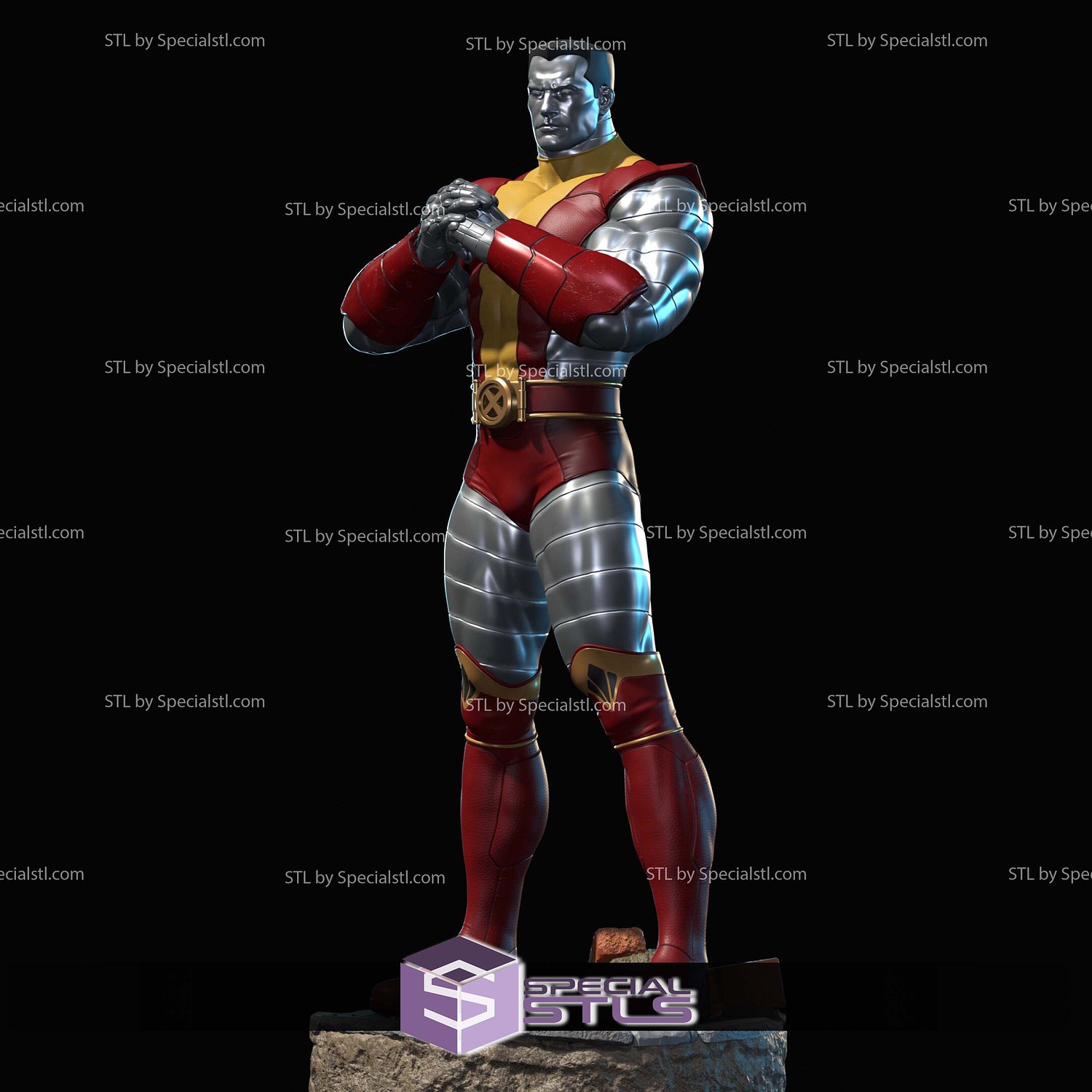 Colossus X Men 90S 3D Printer Files STL Model — view 7