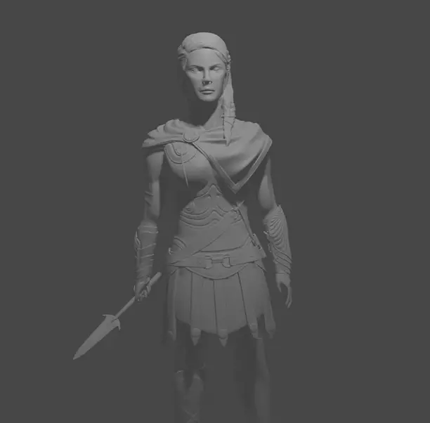 Kassandra Assassin s Creed 3D OBJ Model