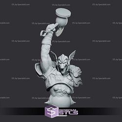 Beta Ray Bill Scream Bust Digital STL Files 3D Model