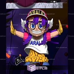 Toriyama Diorama Arale Bust 3D Printer Files STL Model