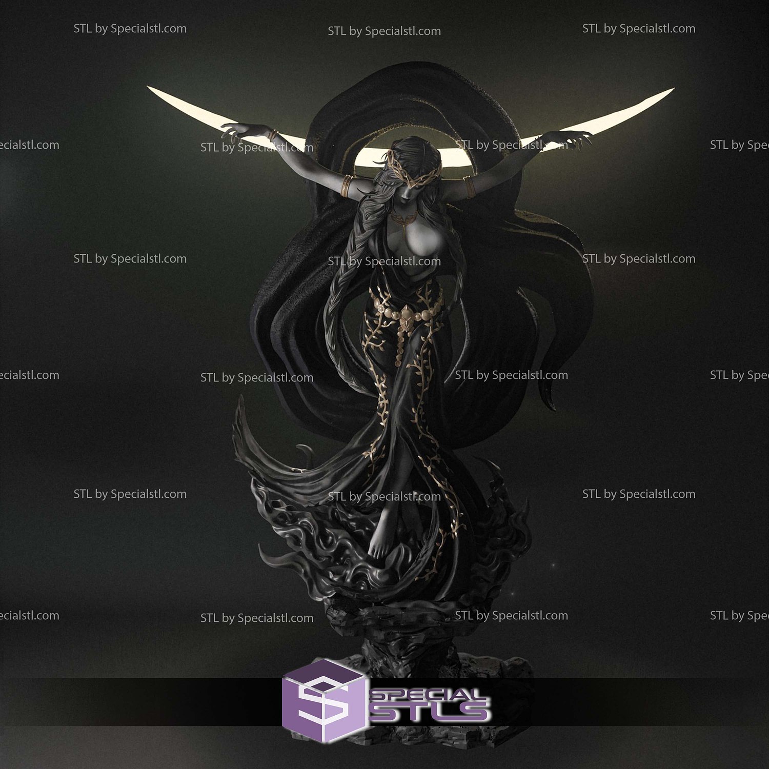 Seraphina Hanging V2 3D Printer Files STL Model — view 2