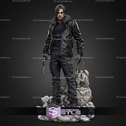 Leon Resident Evil Requiem 323mm Digital STL Files 3D Model
