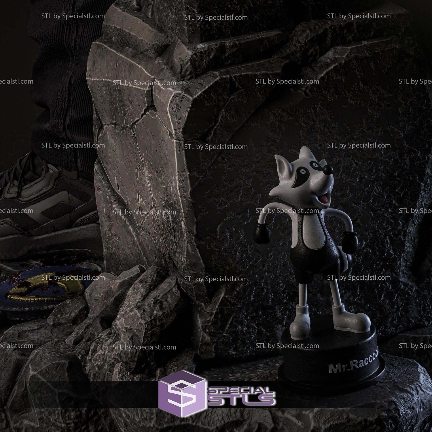 Leon Resident Evil Requiem 323mm Digital STL Files 3D Model — view 8