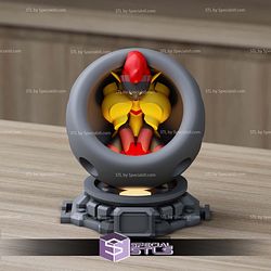 Super Basic Pokemon STL Armarouge Healing Machine 3D Model