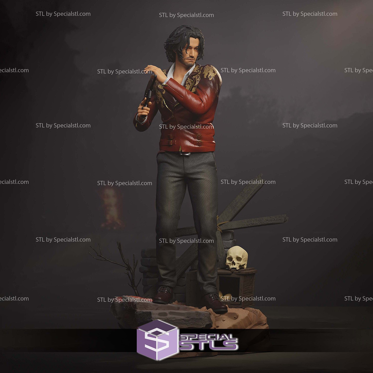 Luis Sera Resident Evil 4 STL Files 3D Model — view 2