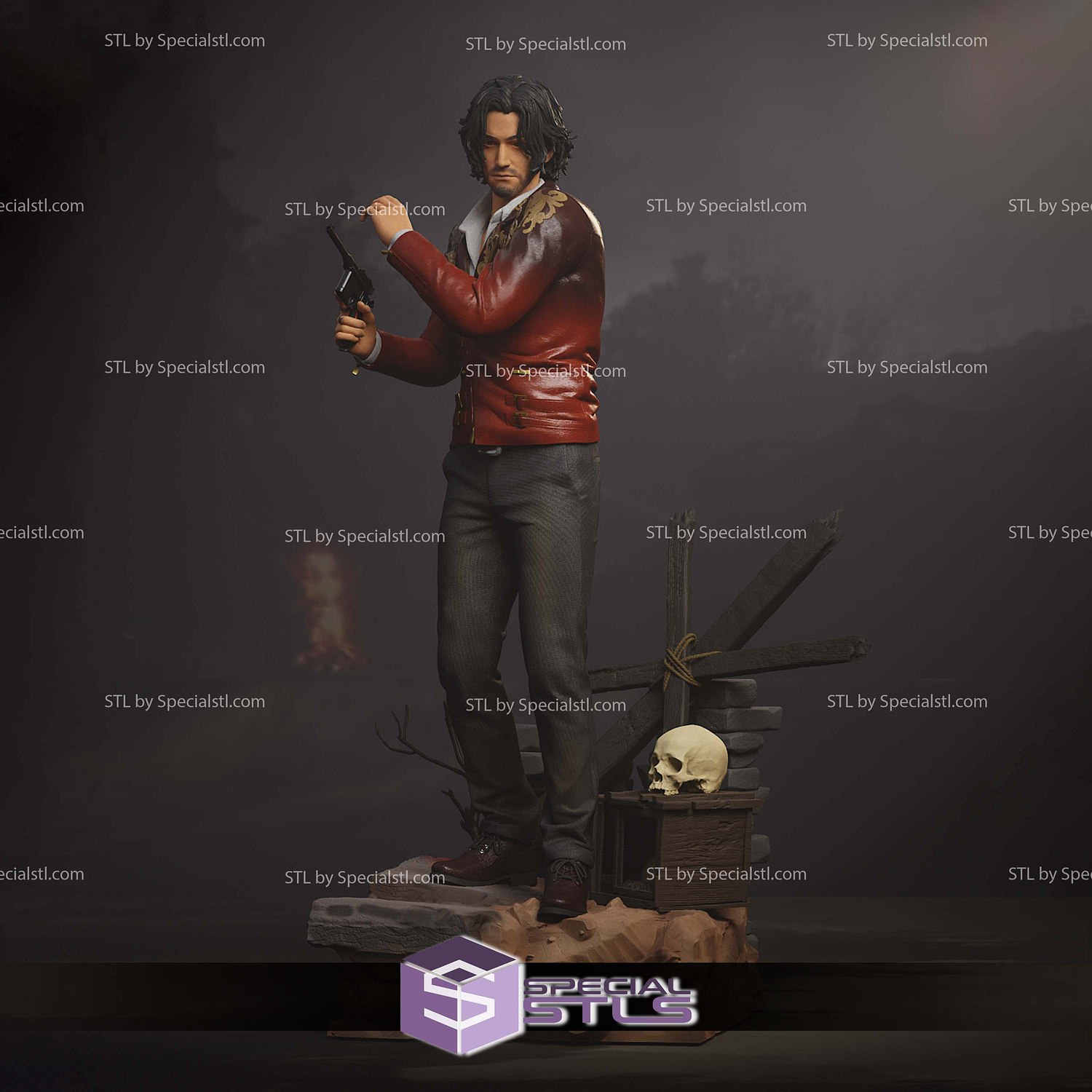 Luis Sera Resident Evil 4 STL Files 3D Model — view 4
