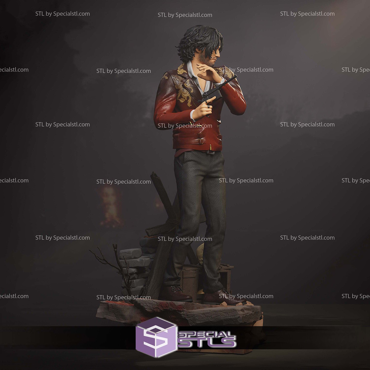 Luis Sera Resident Evil 4 STL Files 3D Model — view 5