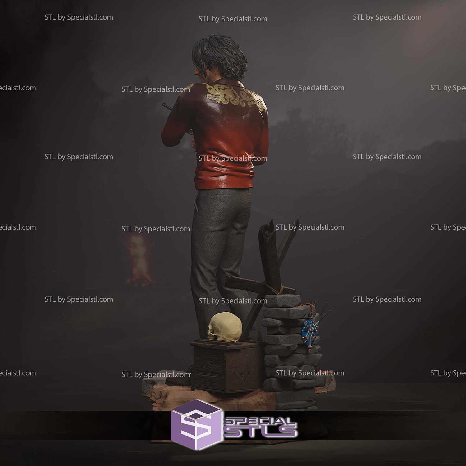 Luis Sera Resident Evil 4 STL Files 3D Model — view 8