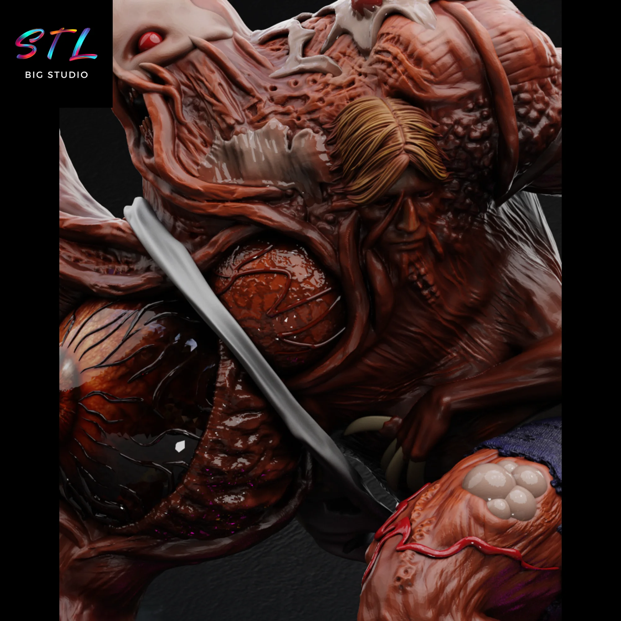 William Birkin G Mutation STL | Resident Evil | 3D Print Model Model — view 4