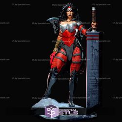 Absolute Wonder Woman Sculptures 3D Printing STL Model