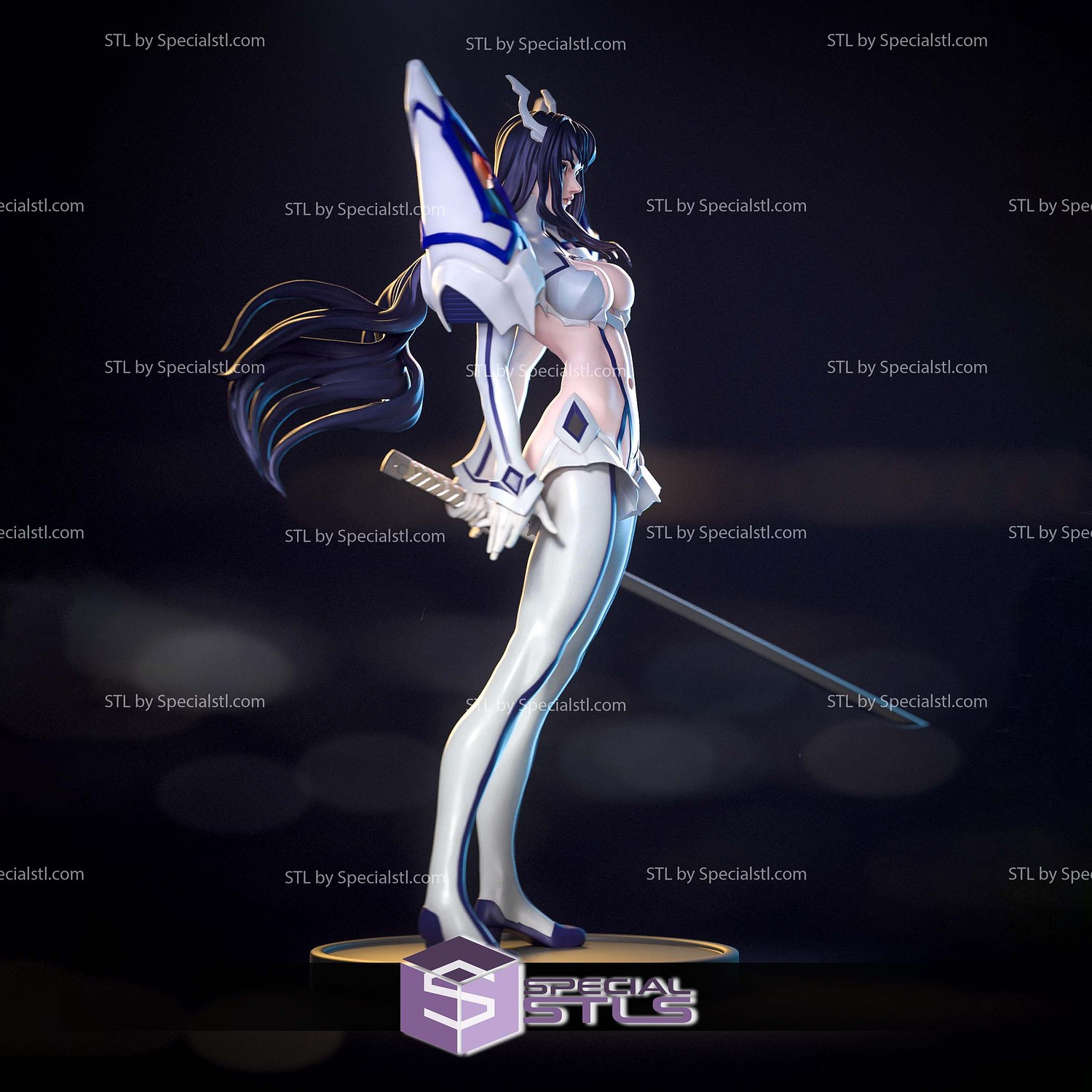 Satsuki Kiryuin Standalone 279mm 3D Printer Files STL Model — view 3
