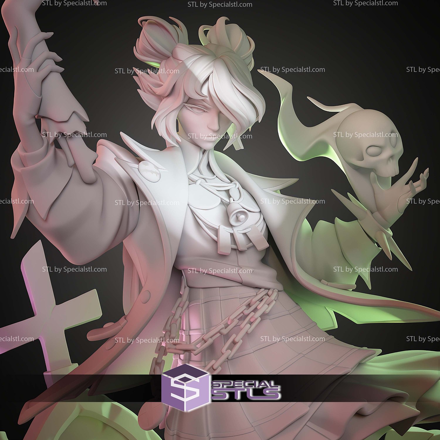 Graves from Deadlock 275mm STL Files 3D Model — view 6