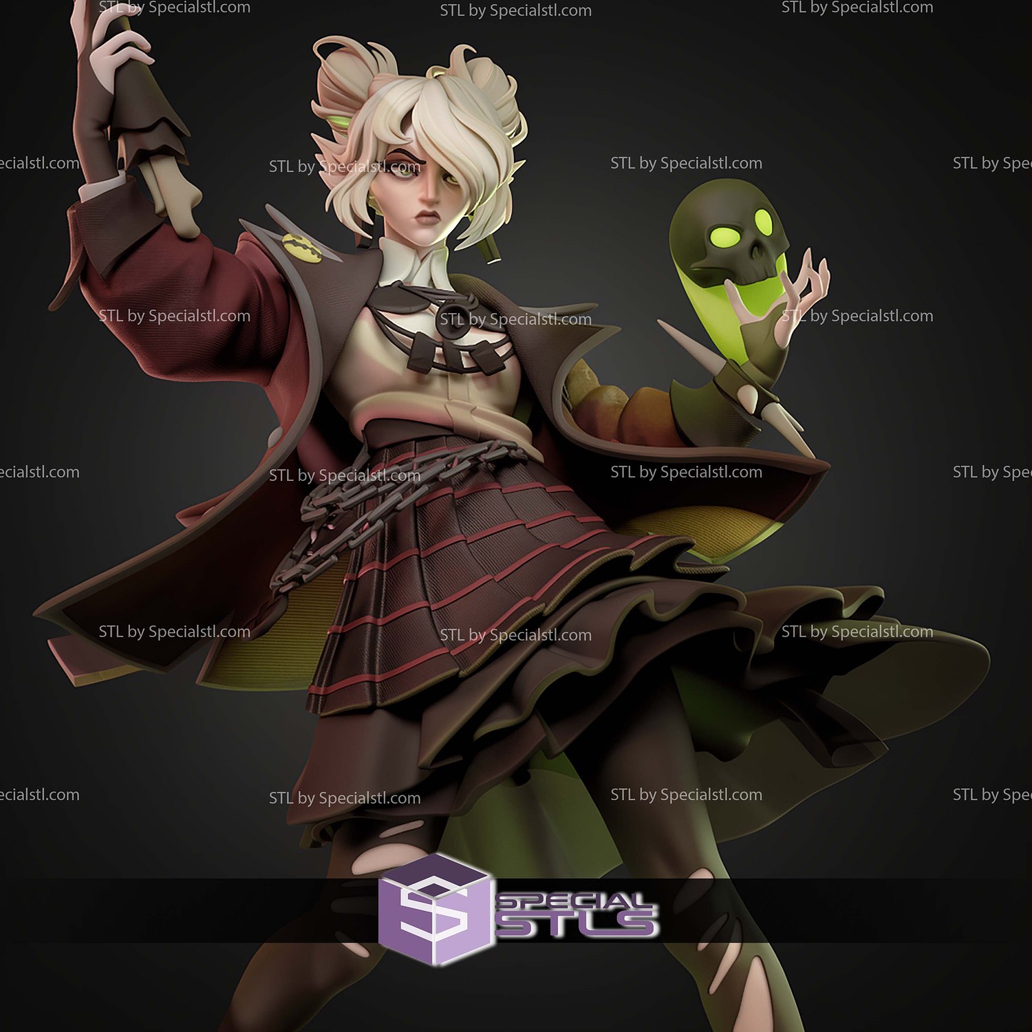 Graves from Deadlock 275mm STL Files 3D Model — view 7