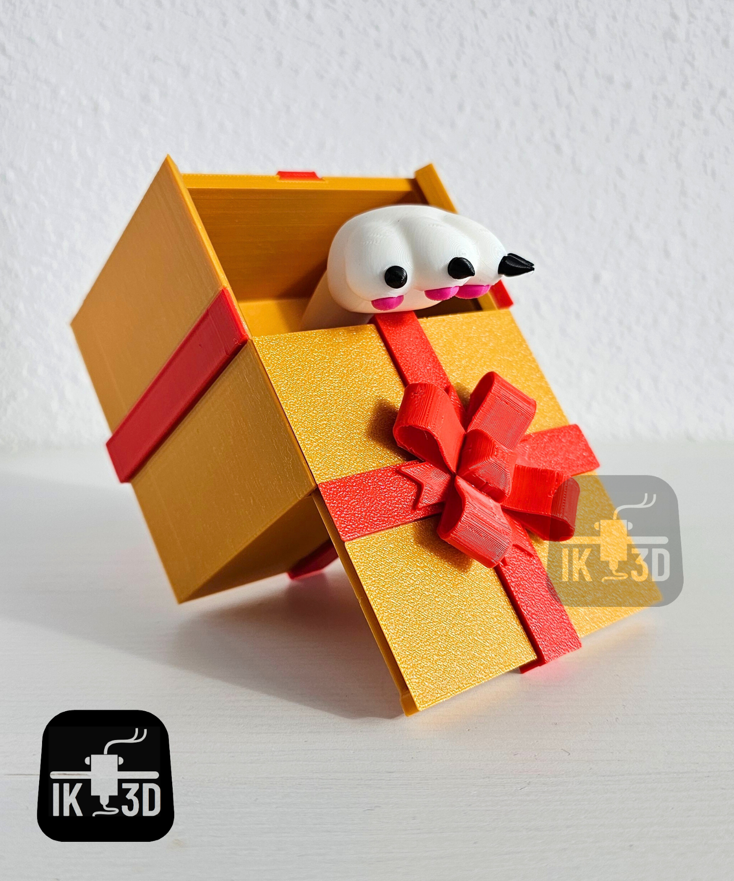 Surprise Gift Box - Cat Paw / Multiparts 3D STL Model — view 8