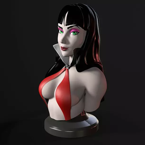 Bust Posed - Vampirella 3D ZTL Model