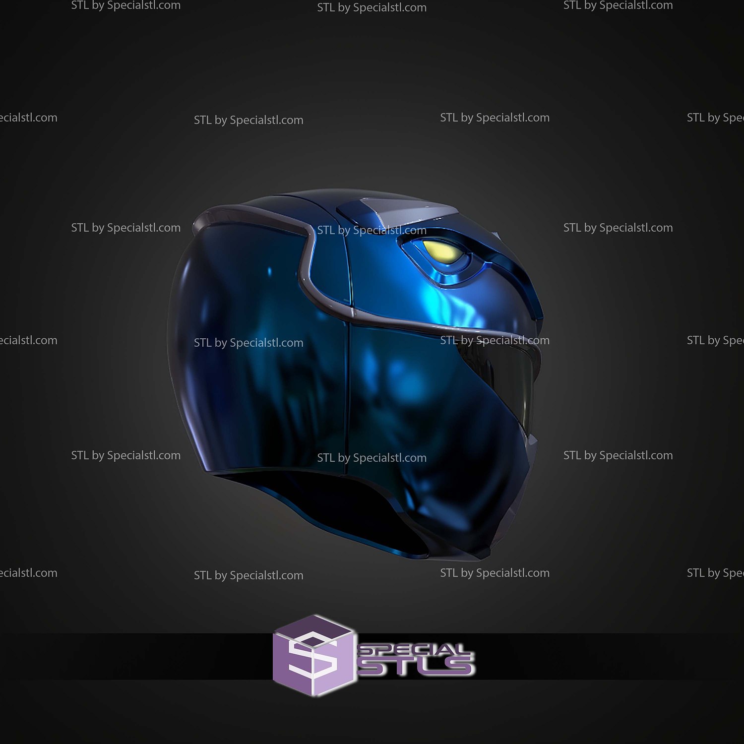Cosplay STL Files Turtle Blue Ranger 3D Model — view 2
