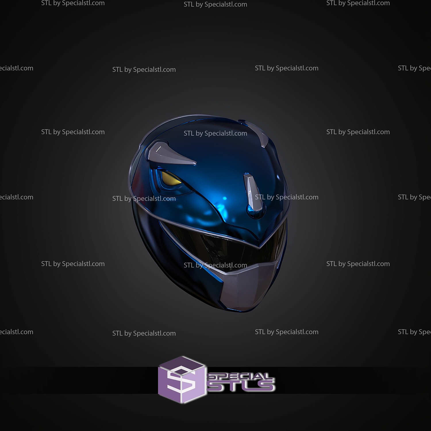Cosplay STL Files Turtle Blue Ranger 3D Model — view 4