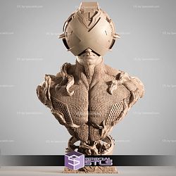 Professor X Helmet Portrait Bust 3D Printer Files STL Model