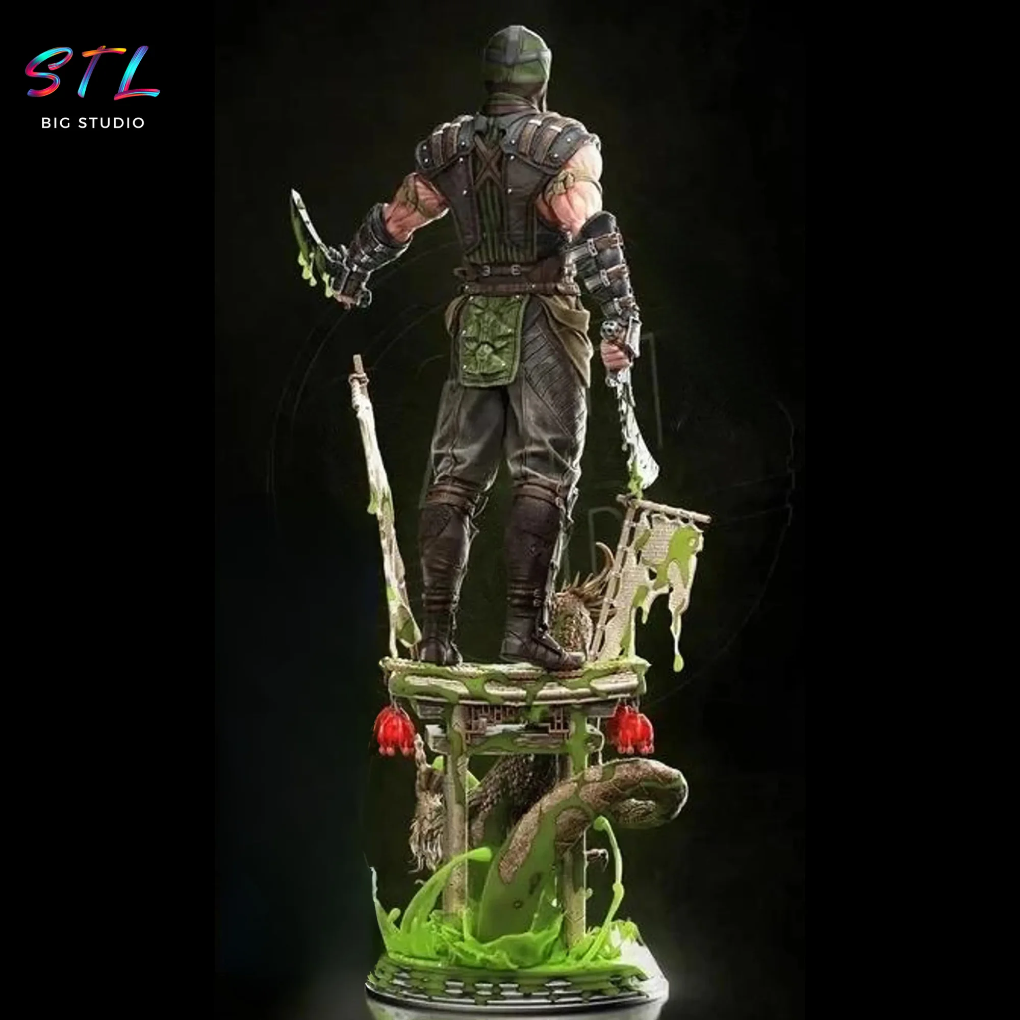Reptile STL | Mortal Kombat | 3D Printing Figure Model — view 2