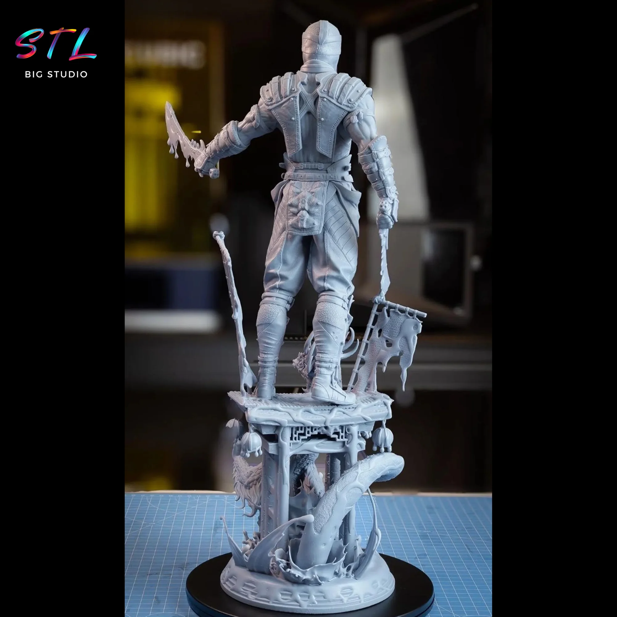 Reptile STL | Mortal Kombat | 3D Printing Figure Model — view 5