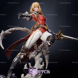 Cha Hae In Cloud Base Solo Leveling STL Files 3D Model