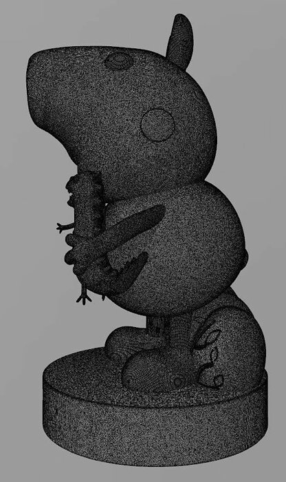 Peppa Pig - GEORGE PIG - 3d Print File STL Model — view 2